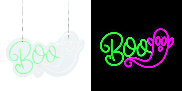 13.8inch Halloween Neon Lights - Boo Ghost
