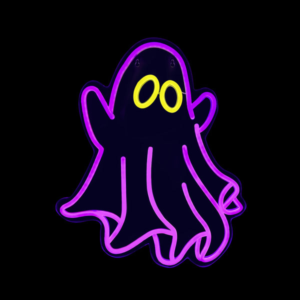 14.2inch Halloween Neon Lights - Ghost