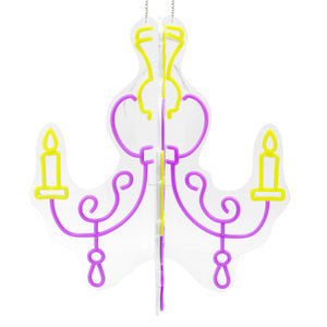 17.4inch Halloween 3D Neon Lights - Chandelier