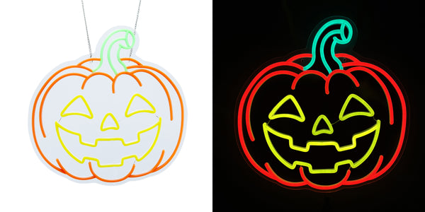 15.7inch Halloween Neon Lights - Pumpkin