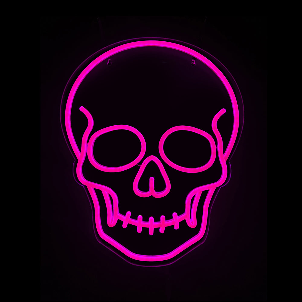 23.4inch Halloween Neon Lights - Skull