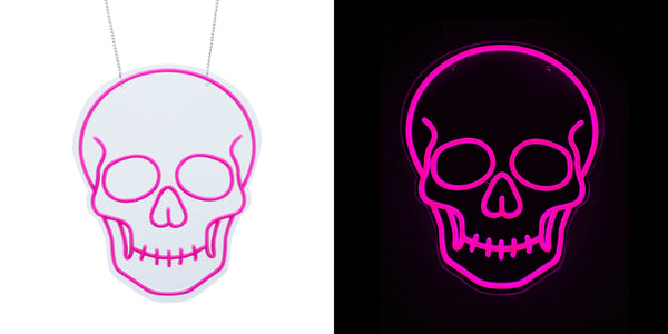 23.4inch Halloween Neon Lights - Skull
