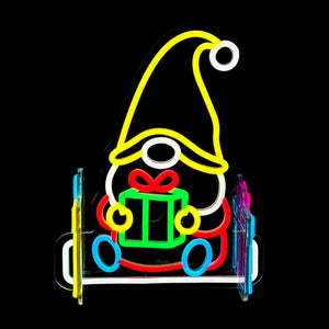 14inch Christmas Neon Lights Deco - Gnome
