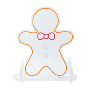 20inch Christmas Neon Lights Deco - Gingerbread