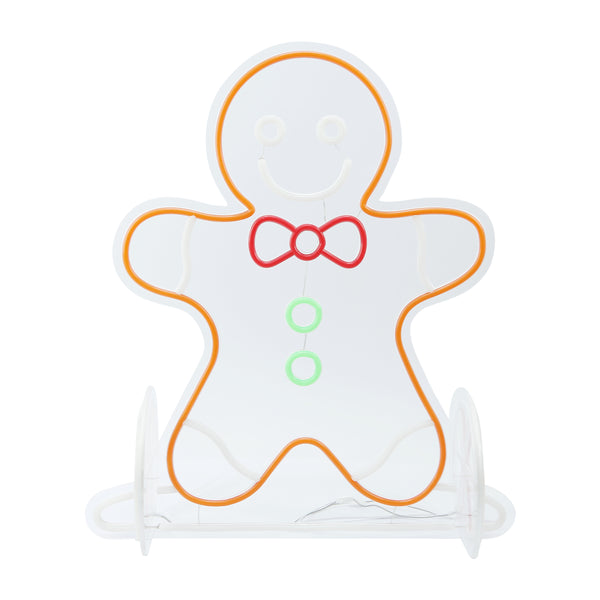 20inch Christmas Neon Lights Deco - Gingerbread