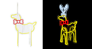10.9inch Christmas 3D Neon Lights Deco - Reindeer