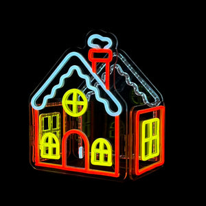 11.9inch Christmas 3D Neon Lights Deco - Village