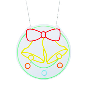 14.8inch Christmas Animated Neon Lights - Jingle Bell