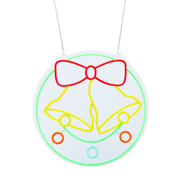 14.8inch Christmas Animated Neon Lights - Jingle Bell