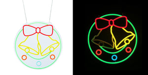 14.8inch Christmas Animated Neon Lights - Jingle Bell