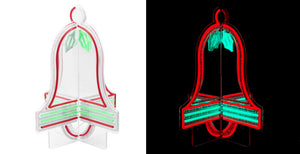 10.8inch Christmas Neon Lights Ornaments - Jingle Bell