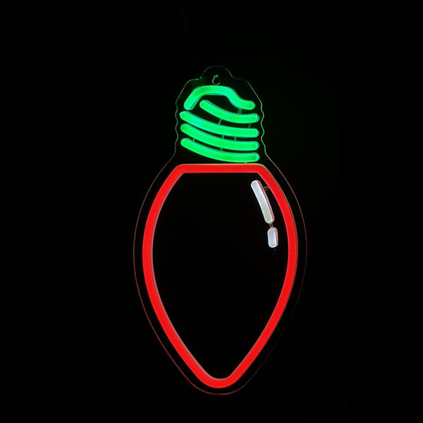 11.5inch Christmas Neon Lights - Red Bulb
