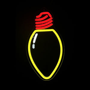 11.5inch Christmas Neon Lights - Yellow Bulb