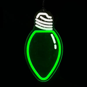 11.5inch Christmas Neon Lights - Green Bulb