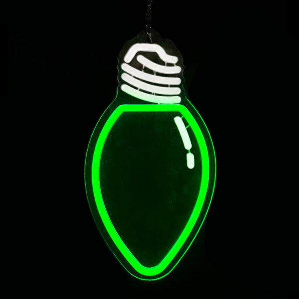 11.5inch Christmas Neon Lights - Green Bulb