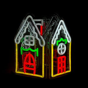 10.6inch Christmas 3D Neon Lights Deco - Village