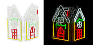 10.6inch Christmas 3D Neon Lights Deco - Village