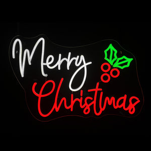 36.5inch Christmas Neon Lights Stake - Merry Christmas