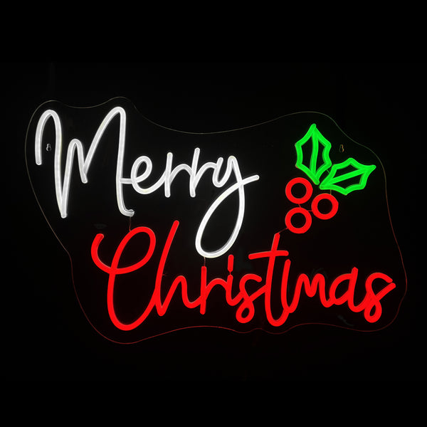 36.5inch Christmas Neon Lights Stake - Merry Christmas