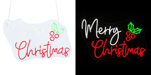 36.5inch Christmas Neon Lights Stake - Merry Christmas