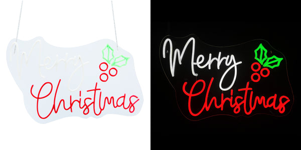 36.5inch Christmas Neon Lights Stake - Merry Christmas