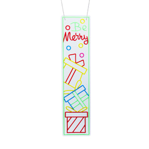33.8inch Christmas Neon Porch Sign - Gifts