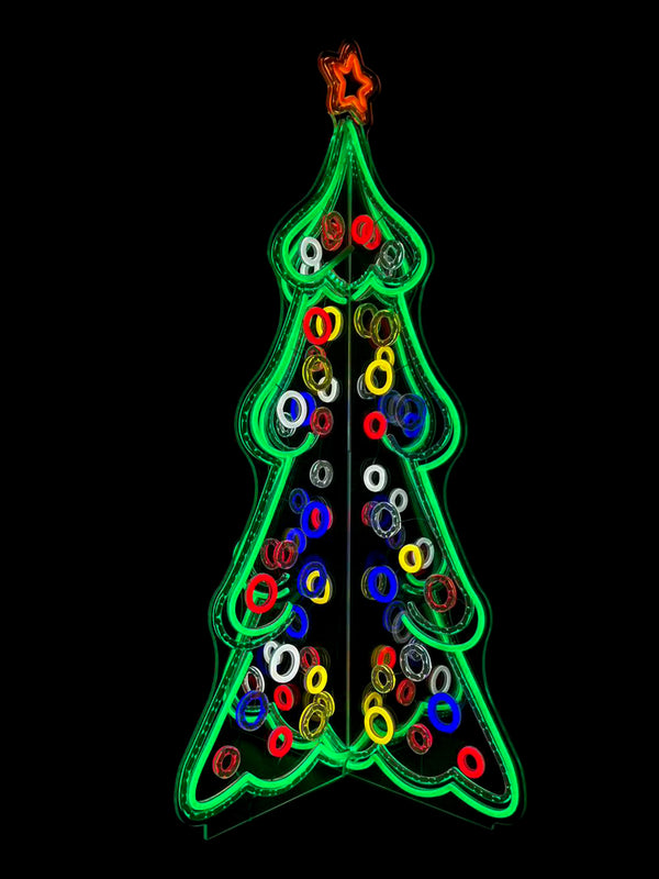 15.7inch Christmas 3D Neon Lights Deco - Christmas Tree