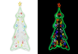 15.7inch Christmas 3D Neon Lights Deco - Christmas Tree