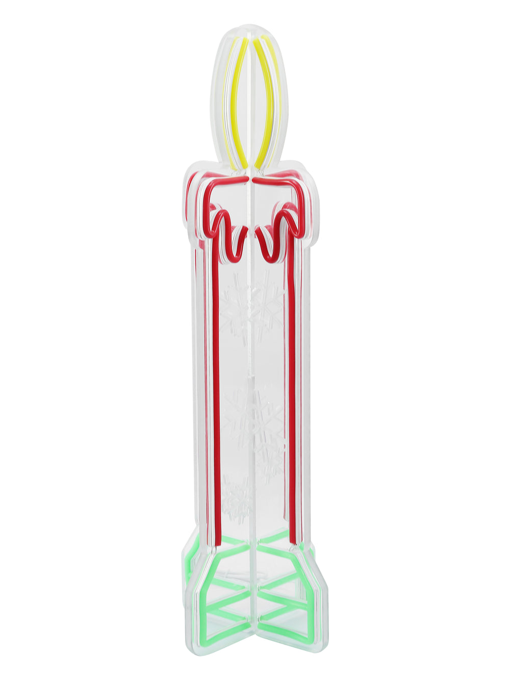 23.6inch Christmas 3D Neon Lights Deco - Candle