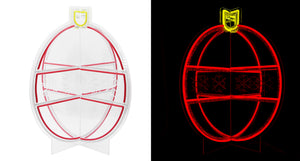 23.2inch Christmas 3D Neon Lights Deco - Ornaments