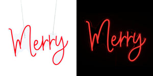 13.8inch Christmas Neon Lights -Merry