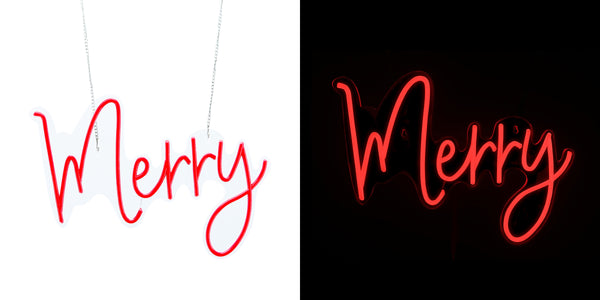 13.8inch Christmas Neon Lights -Merry