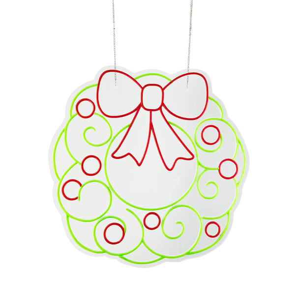 24inch Christmas Neon Lights - Wreath