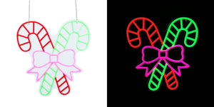 14inch Christmas Neon Lights - Candy Cane