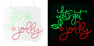26.7inch Christmas Neon Lights - Let's Get Jolly