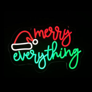 20inch Christmas Neon Lights - Merry Everything