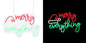 20inch Christmas Neon Lights - Merry Everything