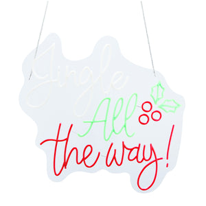 24inch Christmas Neon Lights - Jingle All the Way