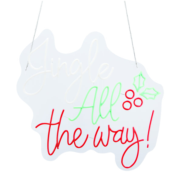 24inch Christmas Neon Lights - Jingle All the Way