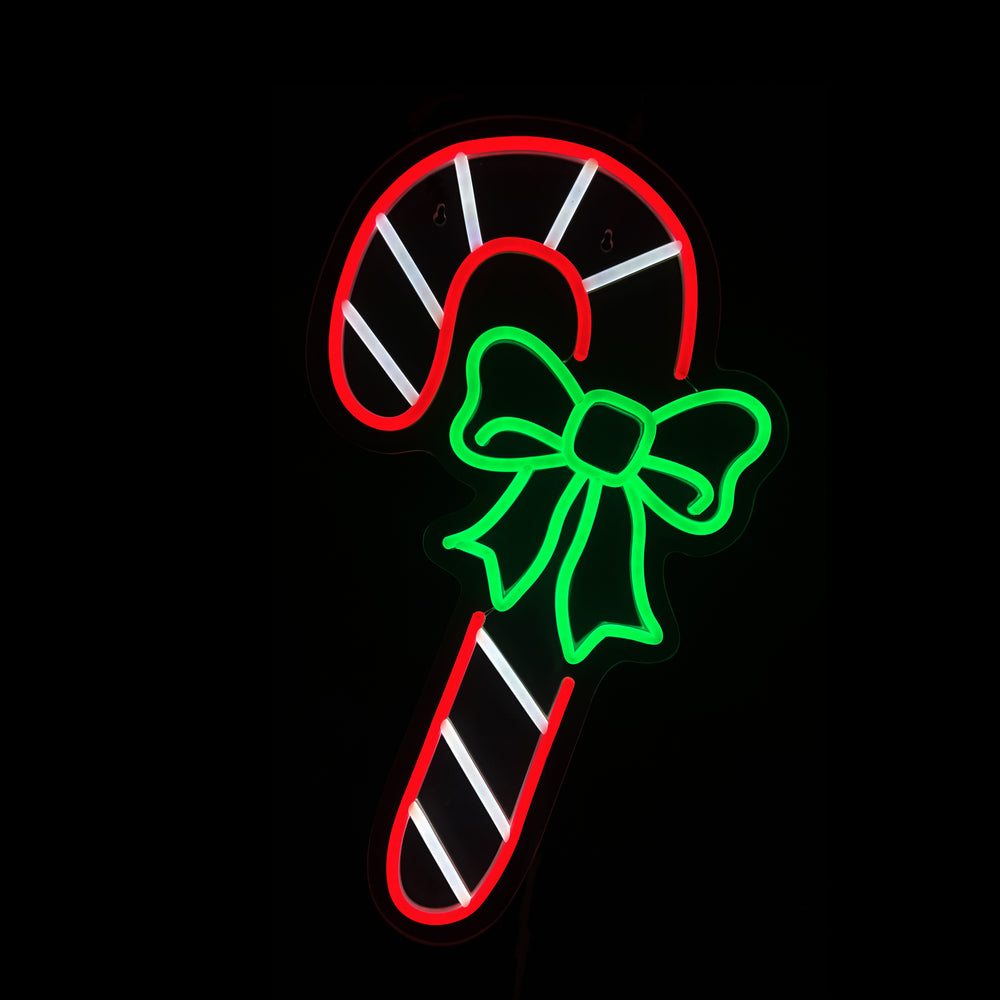 23.2inch Christmas Neon Lights - Candy Cane