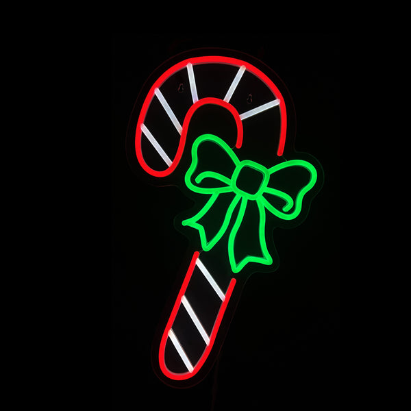 23.2inch Christmas Neon Lights - Candy Cane