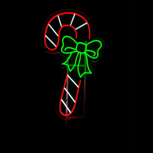 30.9inch Christmas Neon Lights Stake - Candy Cane