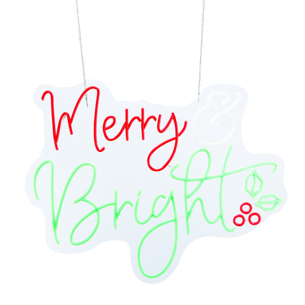 24inch Christmas Neon Lights -Merry Bright