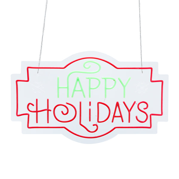 24inch Christmas Neon Lights -HAPPY HOLIDAY