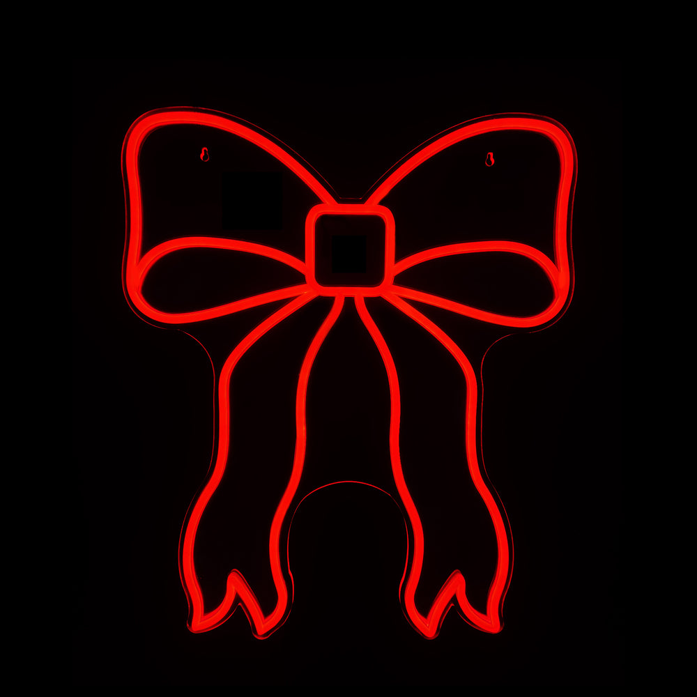 19.3inch Christmas Neon Lights - Bow
