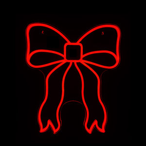 19.3inch Christmas Neon Lights - Bow