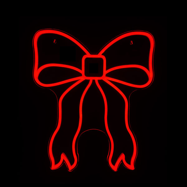 19.3inch Christmas Neon Lights - Bow
