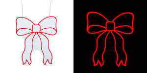 19.3inch Christmas Neon Lights - Bow
