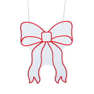 19.3inch Christmas Neon Lights - Bow