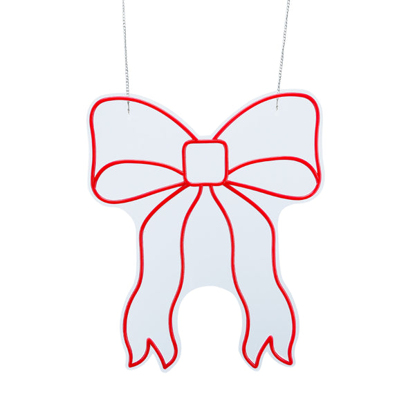 19.3inch Christmas Neon Lights - Bow